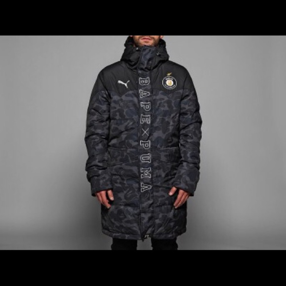 Bape X Puma Collaboration Long Coat
